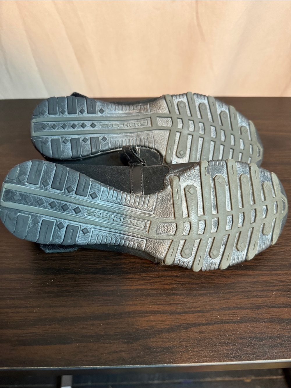 Skechers Black Double-Strap Mary Jane Flats - Picture 4 of 4